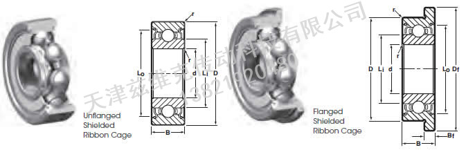 NHBB SSL-1370X 深溝球軸承圖紙