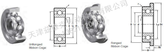 NHBB SSR-2690 深溝球軸承圖紙