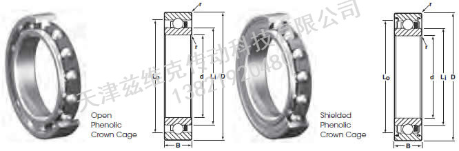 NHBB SSRI-540 力距管球軸承圖紙